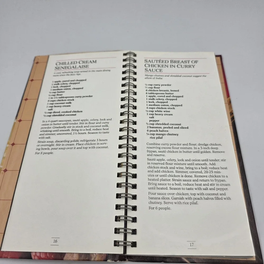 Benson & Hedges Recipes From America's Favorite Resorts Hardcover Book (1985)